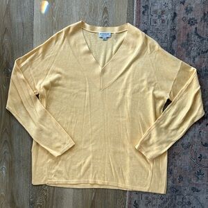 REPEAT Easy Knit Cotton Blend Mango Sweater